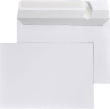 C5-envelop wit – zelfklevende strip van QLTY Shop