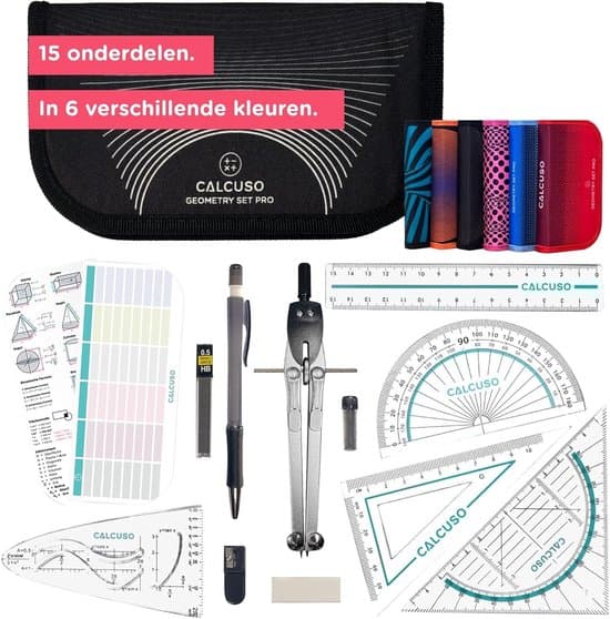Linialen- en tekenset van QLTY Shop, afbeelding 1 van 3